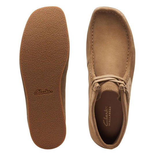 Clarks Wallabee Evo Boot - mørk sandfarvet ruskind