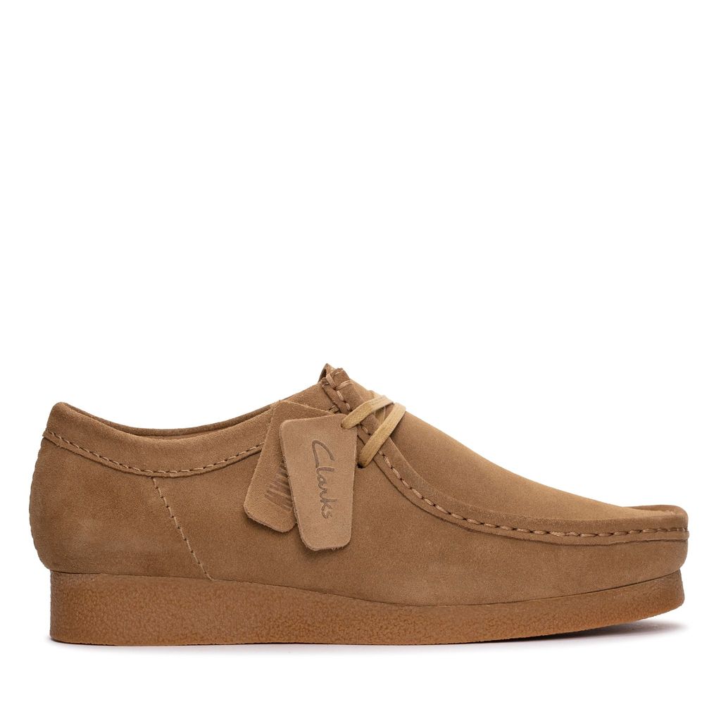 Clarks Wallabee EVO - mørk sandfarvet ruskind