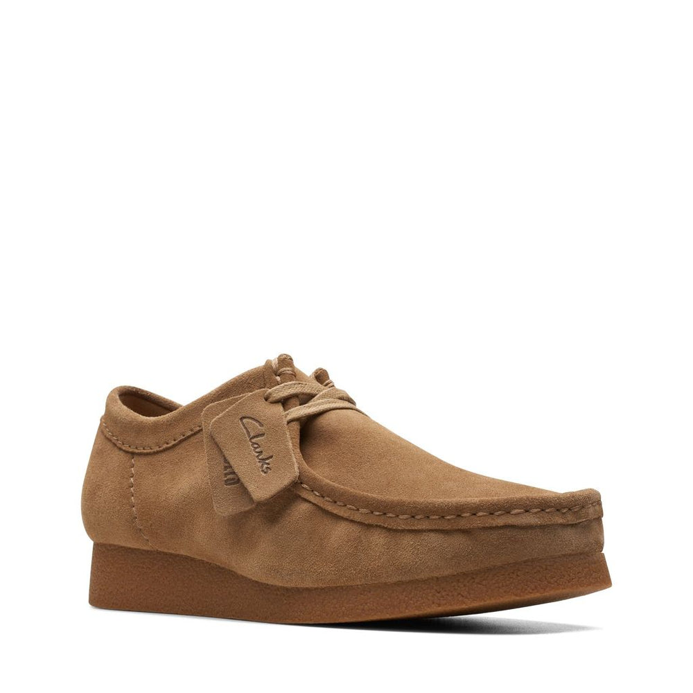 Clarks Wallabee EVO - mørk sandfarvet ruskind