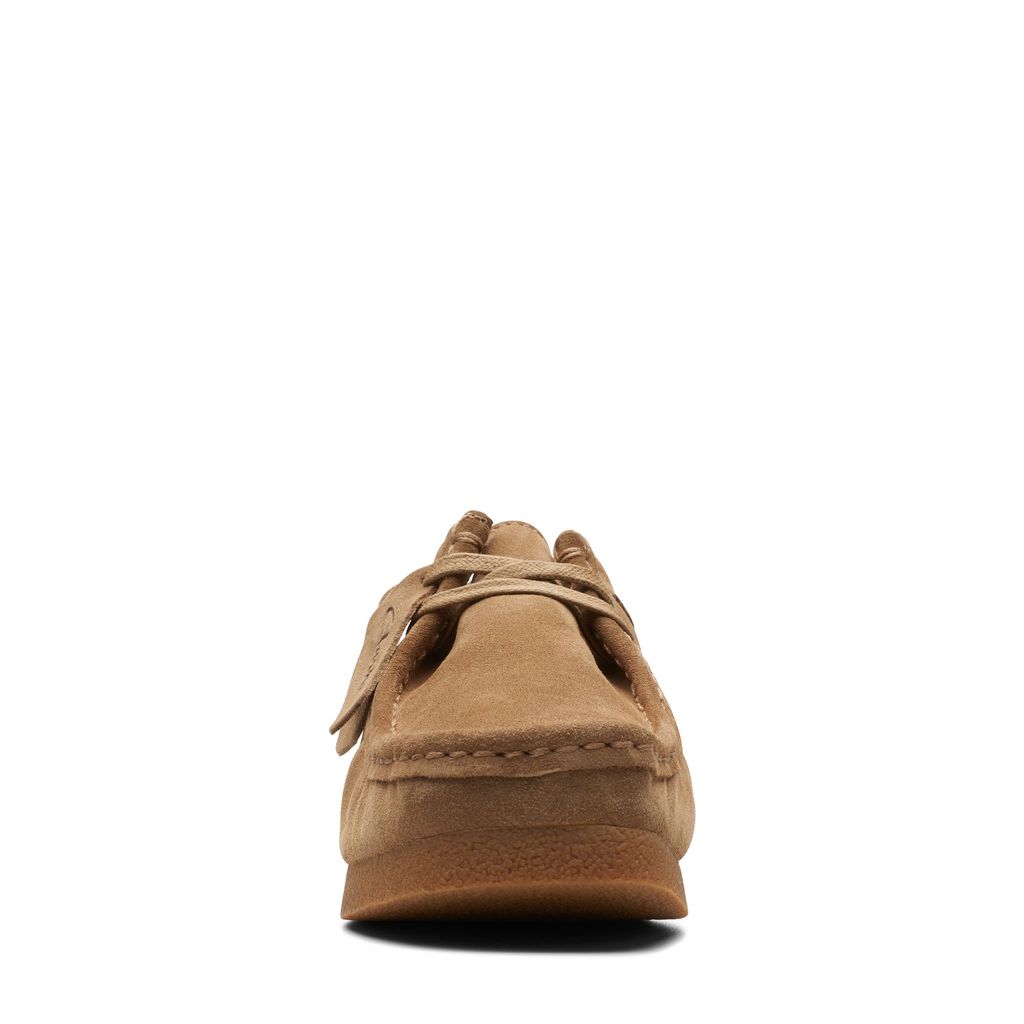 Clarks Wallabee EVO - mørk sandfarvet ruskind