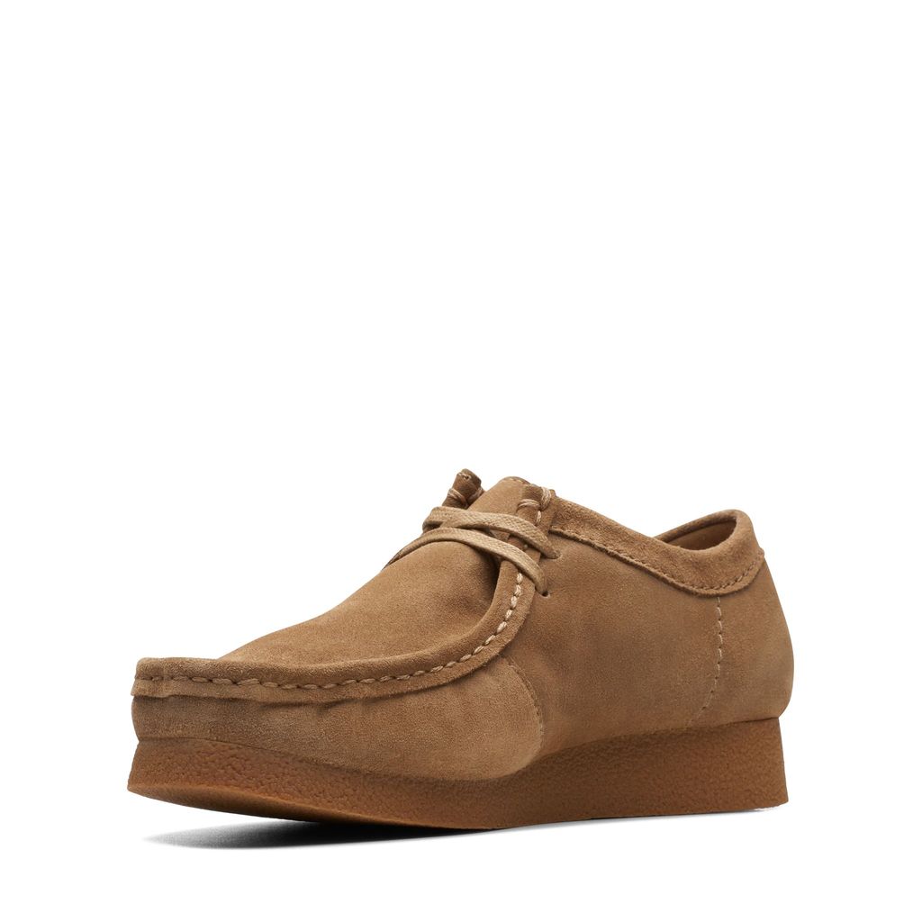 Clarks Wallabee EVO - mørk sandfarvet ruskind