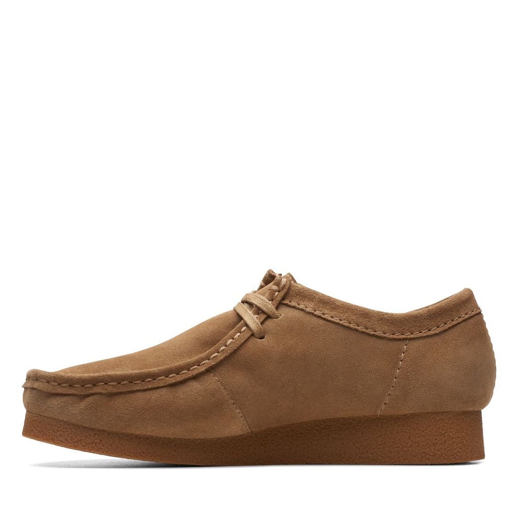 Clarks Wallabee EVO - mørk sandfarvet ruskind