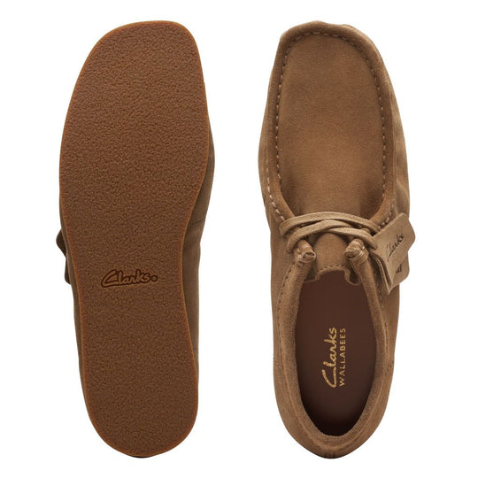 Clarks Wallabee EVO - mørk sandfarvet ruskind